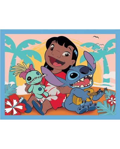 Σετ παζλ και παιχνίδι μνήμης Trefl 2 σε 1 - Happy Lilo&Stitch day / Disney Lilo&Stitch - 2